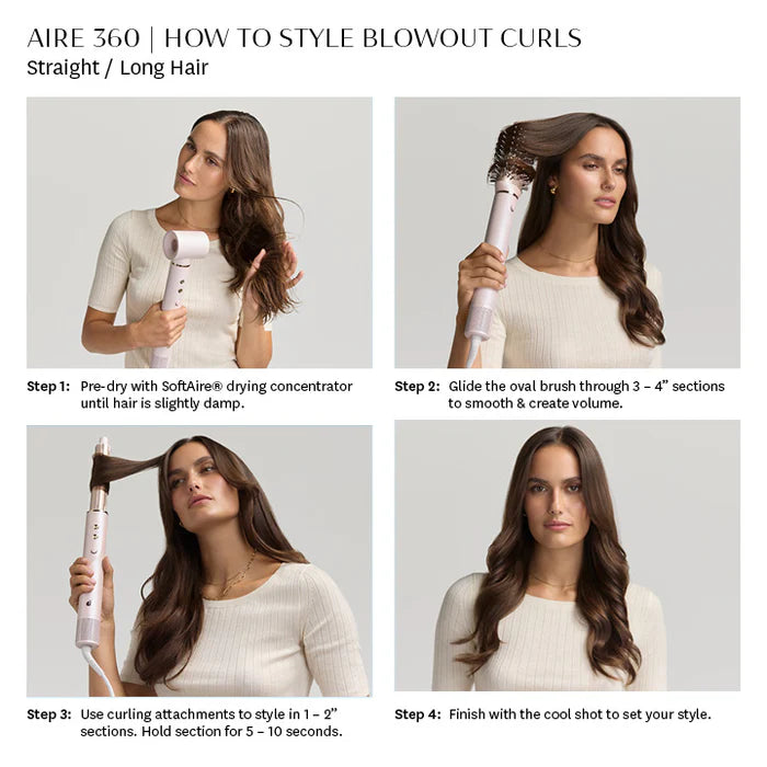 T3 Micro | Hair Dryer | AIRE 360 Ceramic Air Styler Blowout Kit