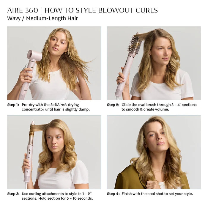 T3 Micro | Hair Dryer | AIRE 360 Ceramic Air Styler Blowout Kit