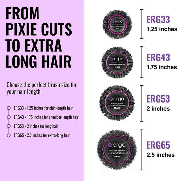 Ergo | Super Gentle Round Hair Brush
