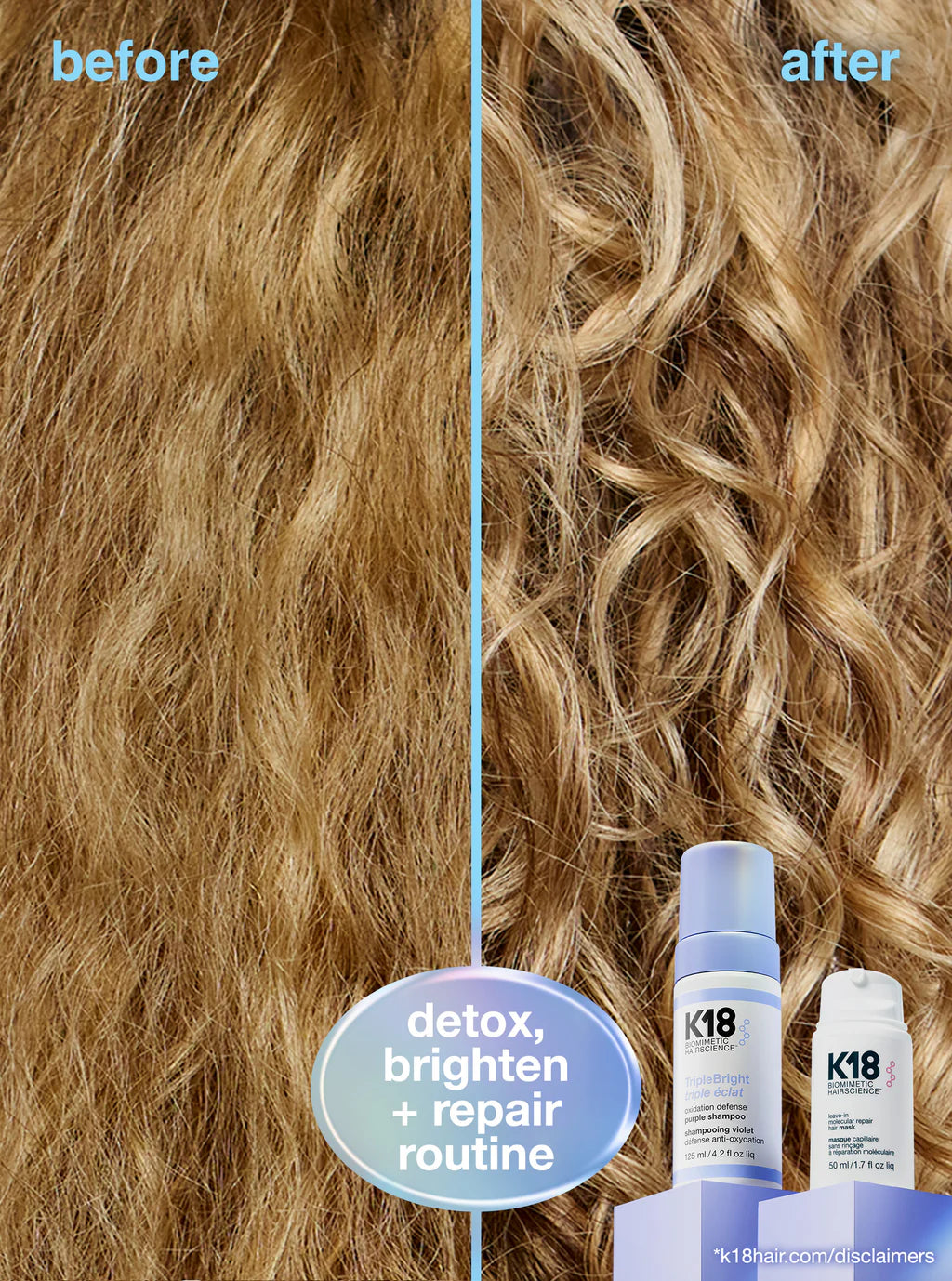 K18 | TripleBright Oxidation Defense Purple Shampoo