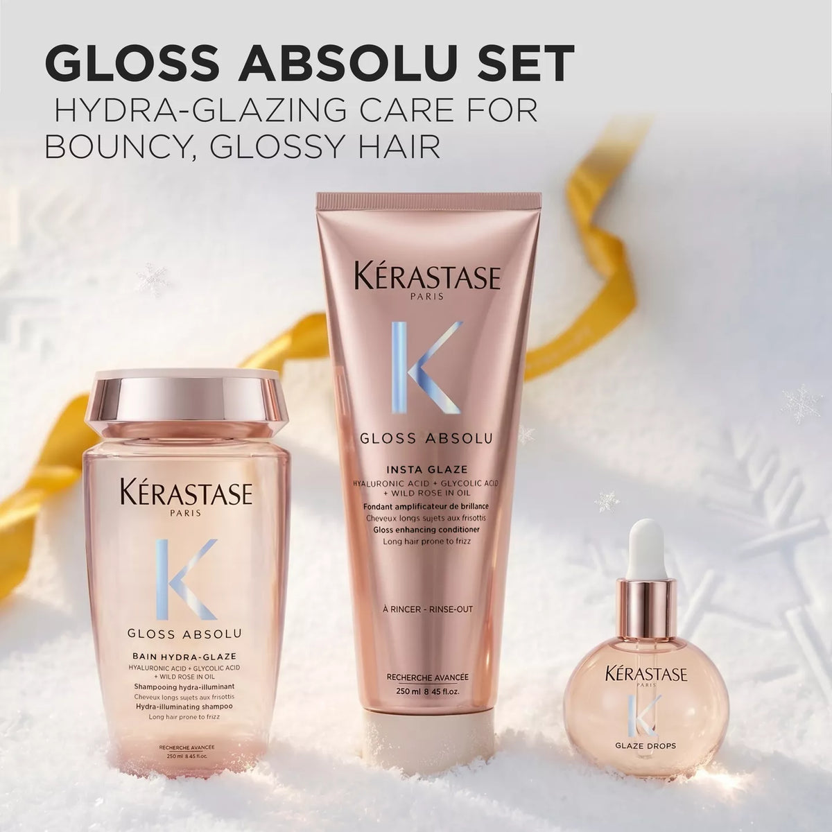 Kérastase | GLOSS ABSOLU HOLIDAY TRIO SET FOR GLOSSY HAIR (Limited Edition)