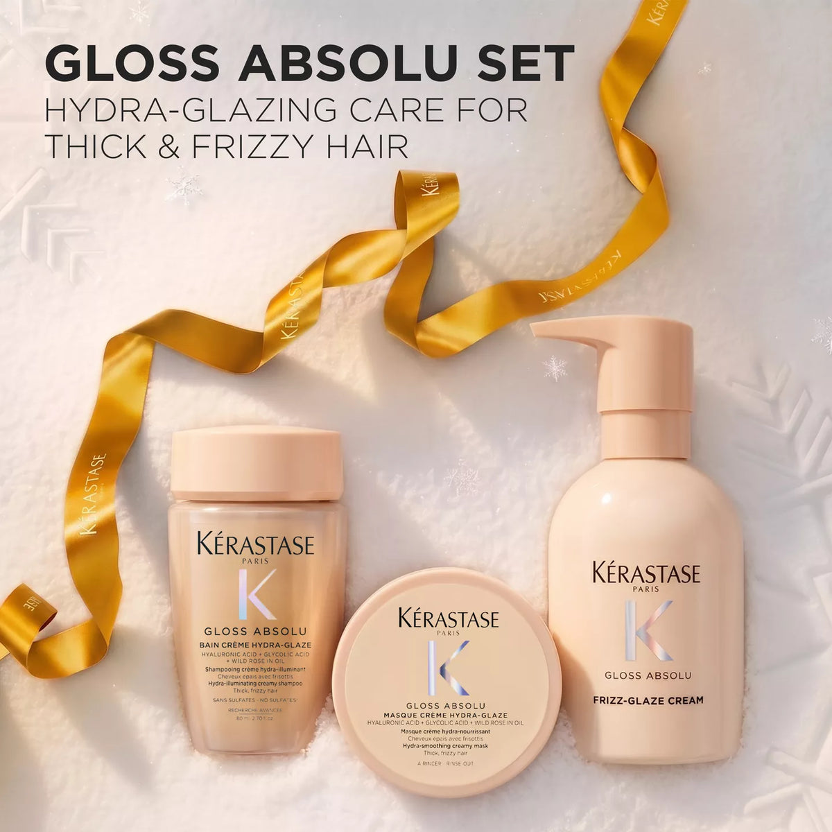 Kérastase | GLOSS ABSOLU HOLIDAY TRIO SET FOR THICK, GLOSSY HAIR (Limited Edition)