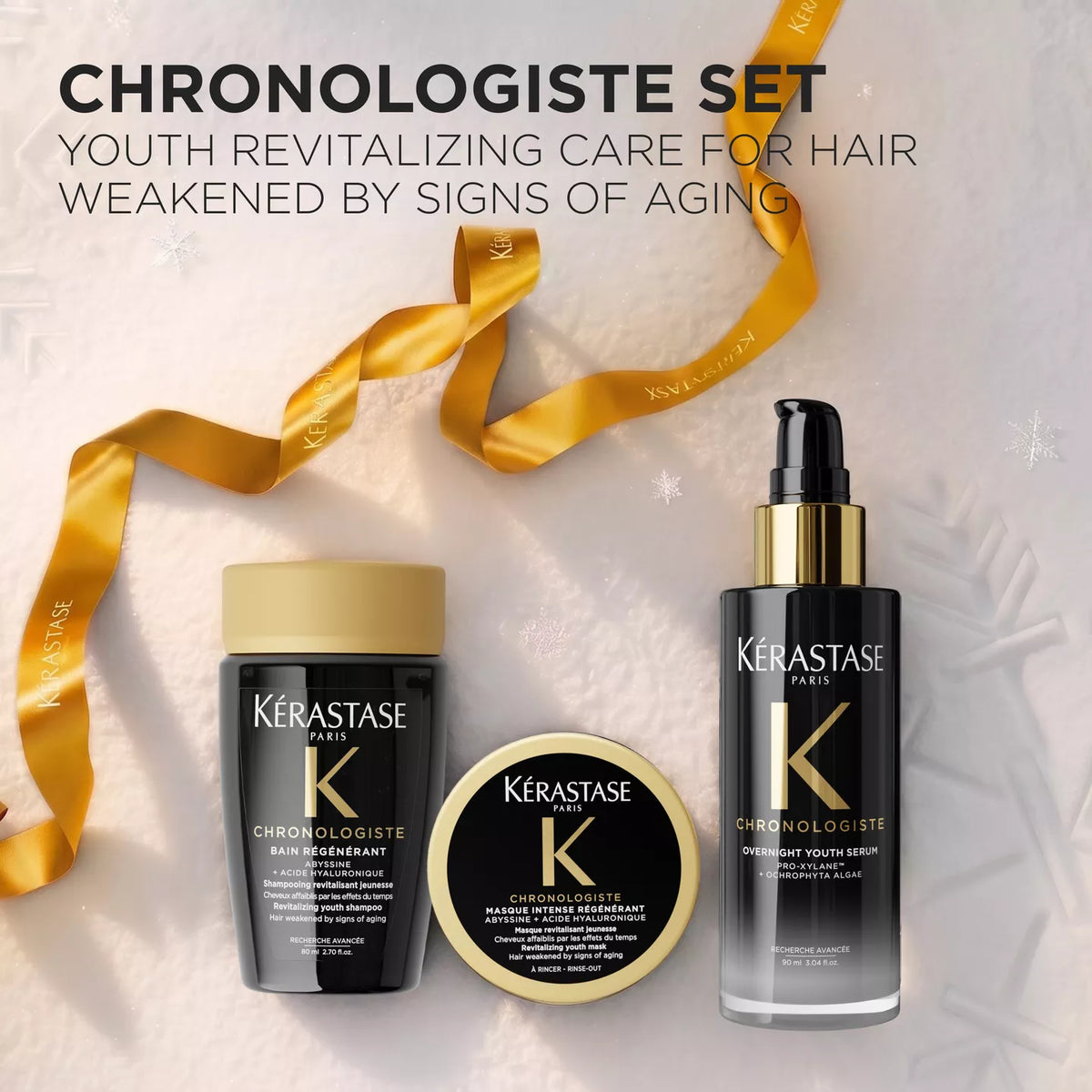 Kérastase | CHRONOLOGISTE YOUTH REVITALIZING HOLIDAY TRIO SET (Limited Edition)