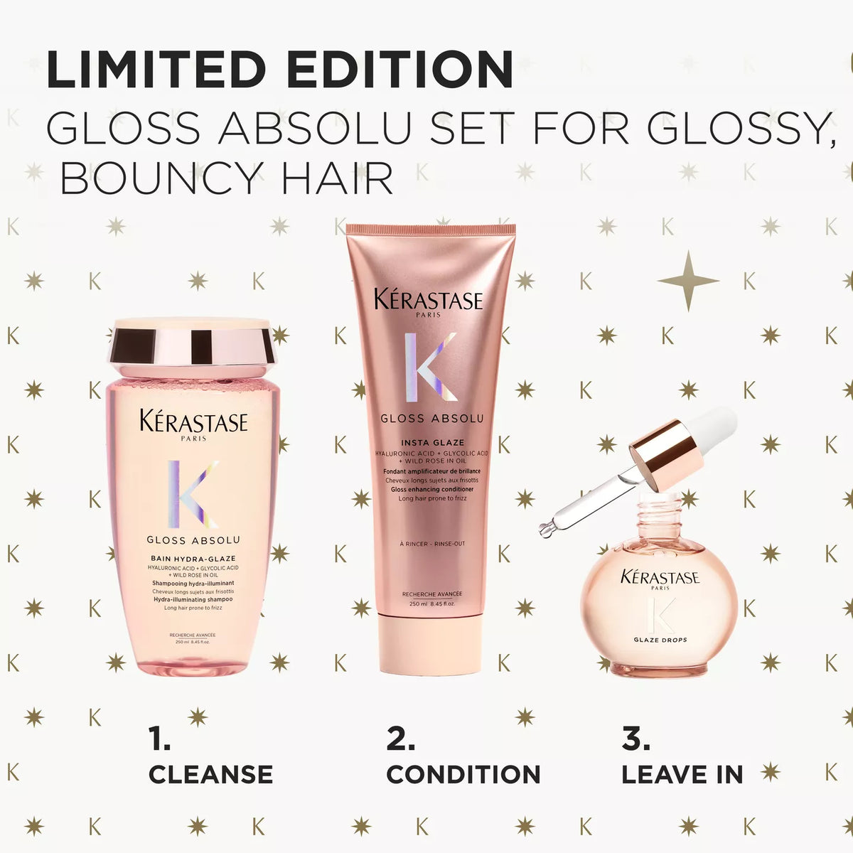Kérastase | GLOSS ABSOLU HOLIDAY TRIO SET FOR GLOSSY HAIR (Limited Edition)
