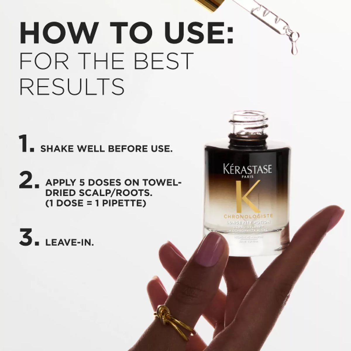 Kérastase | CHRONOLOGISTE LONGEVITY POTION SCALP SERUM