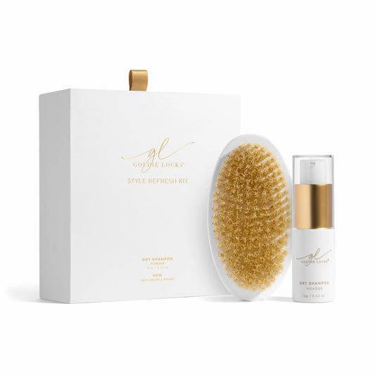 Goldie Locks | Dry Shampoo Powder & Scalp Brush Kit