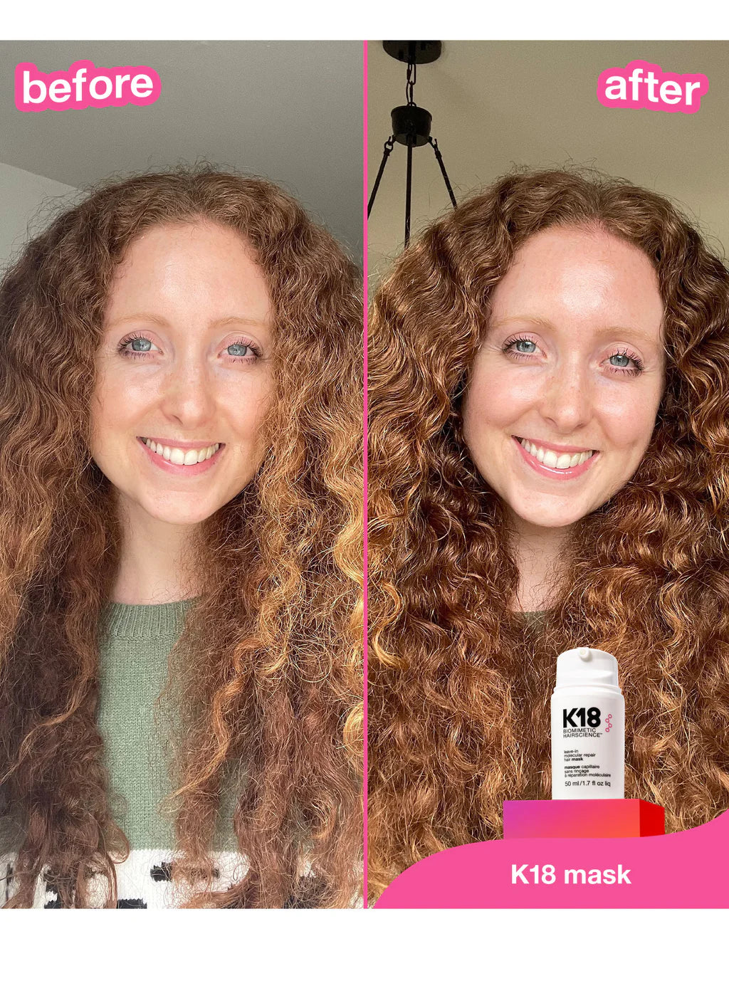 K18 | Leave-in molecular repair hair mask